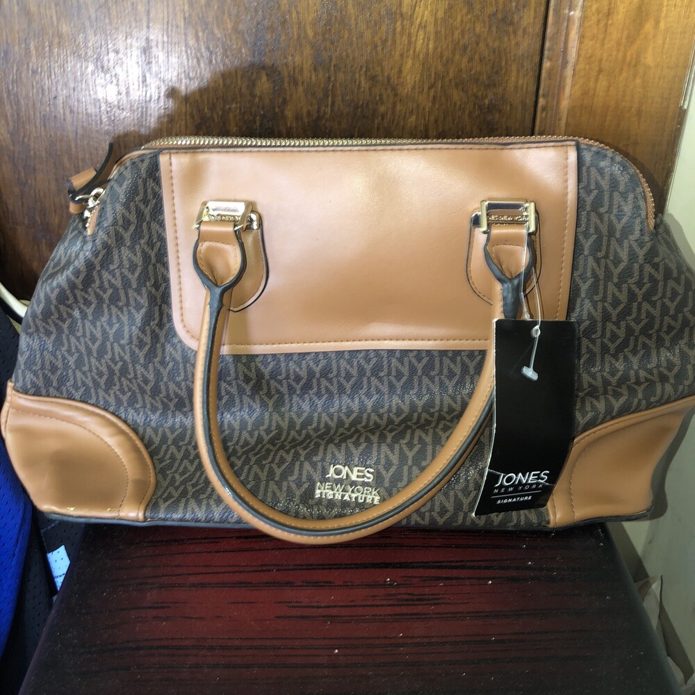 Jones New York Signature Handbag Satchel Purse Ruby Satchel Multicolored NWT $99